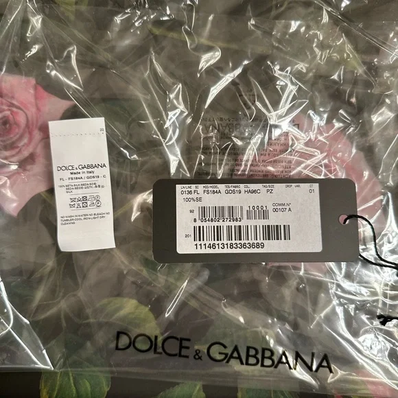 Dolce and Gabbana Floral Scarf - Picture 7 of 8